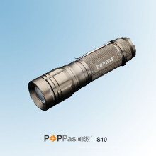 Antorcha de aluminio de alta potencia del LED del CREE Xm-L T6 10W (POPPAS-S10)